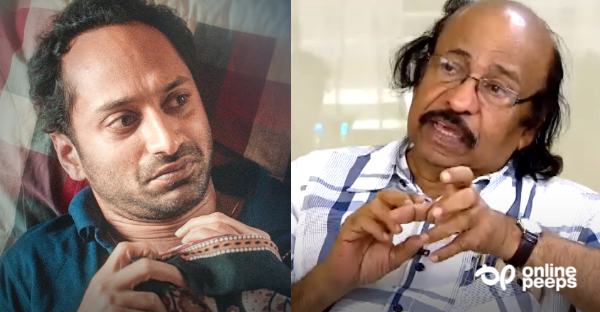 ഫഹദ് ഫാസിൽ ചിത്രം ‘ജോജി’യെ രൂക്ഷമായി വിമർശിച്ചുകൊണ്ട് പ്രശസ്ത കവി സച്ചിദാനന്ദൻ രംഗത്ത്