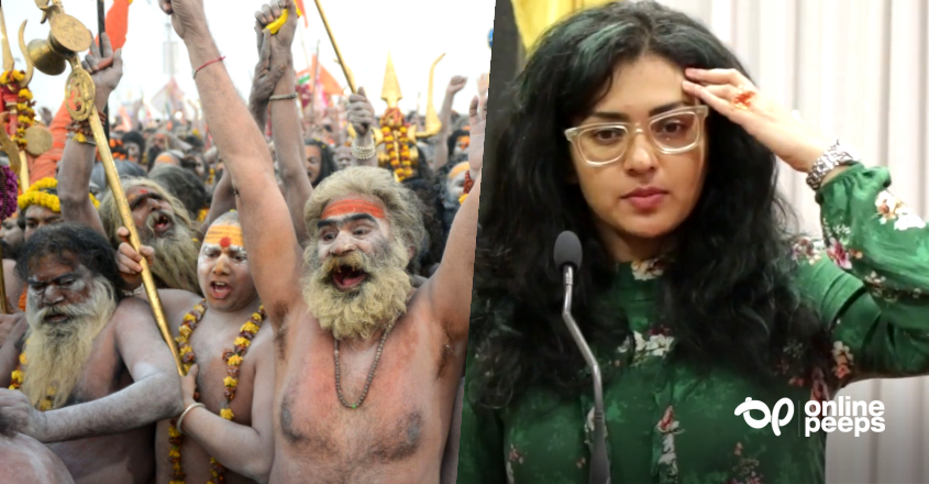 കുംഭമേളയെ വിമർശിച്ചുകൊണ്ട് നടി പാർവതി രംഗത്ത്