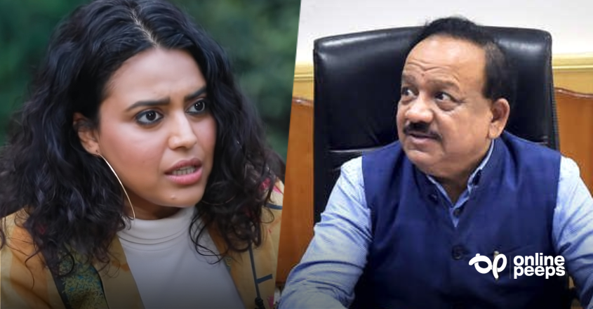 “രാജിവെച്ചൊഴിയൂ പരാജയമേ…” കേന്ദ്രമന്ത്രിക്കെതിരെ രൂക്ഷവിമർശനവുമായി പ്രമുഖ നടി സ്വര ഭാസ്കർ രംഗത്ത്