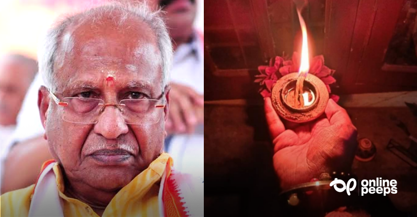 ഒ.രാജഗോപാൽ വിളക്ക് തെളിച്ചത് ബി.ജെ.പിയുടെ നിർദ്ദേശപ്രകാരം