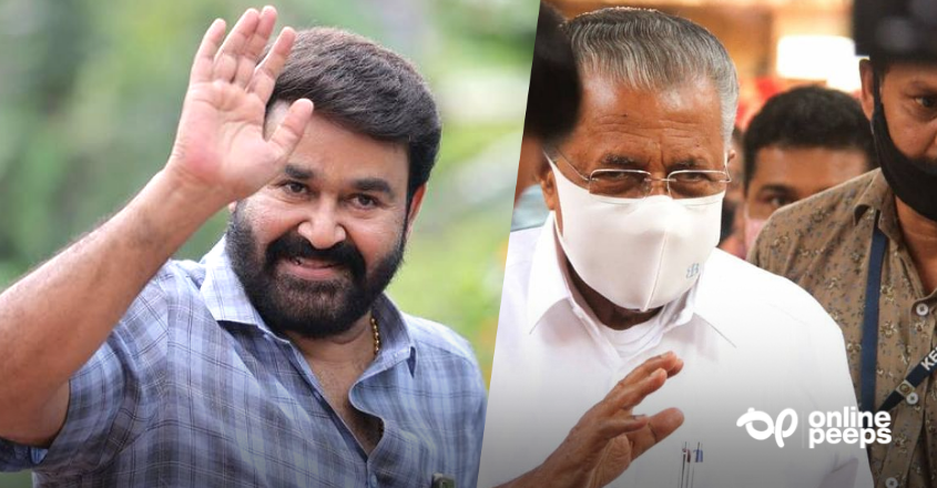 മുഖ്യമന്ത്രി ശ്രീ പിണറായി വിജയന് സ്നേഹം നിറഞ്ഞ ജന്മദിനാശംസകൾ നേർന്ന് മോഹൻലാൽ