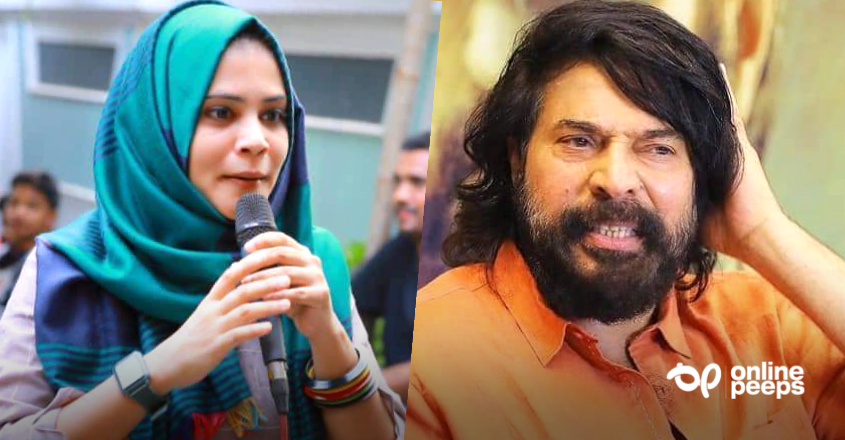 മമ്മൂട്ടിക്കെതിരെ വിമർശനം;’പ്രതികരിക്കാൻ മമ്മൂട്ടി ഒരു ഉത്സാഹവും കാണിക്കുന്നില്ല’ ഫാത്തിമ തഹ്ലിയ എഴുതുന്നു