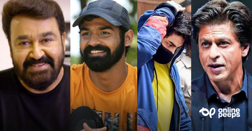 മോഹൻലാലിന്റെ മകനും ഷാരൂഖ് ഖാന്റെ മകനും; വൈറലായ ആരാധകന്റെ താരതമ്യ പോസ്റ്റ്