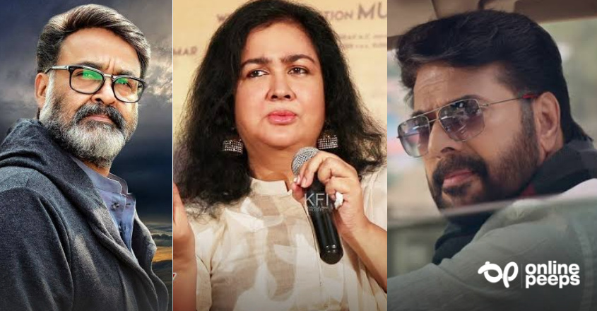 ‘മമ്മൂട്ടി – മോഹന്‍ലാല്‍ സിനിമകളാണ് മലയാള സിനിമയുടെ നിലവാരമിങ്ങനെ ഉയര്‍ത്തിയത്’ എന്ന് നടി ഉര്‍വ്വശി