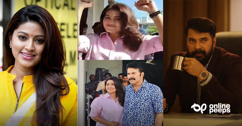 മമ്മൂക്കയെ കണ്ട് തുള്ളിച്ചാടി തെന്നിന്ത്യന് താരം സ്നേഹ ; വീഡിയോ വൈറല്
