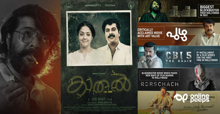 പല വേഷങ്ങള്‍… പല ഭാവങ്ങള്‍…! 2022 മൊത്തത്തില്‍ തൂക്കി മെഗാസ്റ്റാര്‍