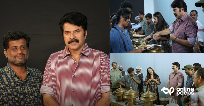 ‘സിനിമയിലെ എന്റെ ഭാഗങ്ങള്‍ പൂര്‍ത്തിയായി’ ; ‘കാതല്‍’ ടീമിന് ബിരിയാണി വിളമ്പി മമ്മൂട്ടിയും ജ്യോതികയും