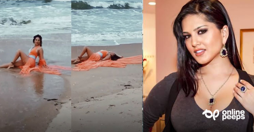 വിവാദത്തിനിടെ ഓറഞ്ച് ബിക്കിനിയില്‍ ഫോട്ടോ ഷൂട്ട് നടത്തി സണ്ണി ലിയോണ്‍; കൈയ്യടിച്ച് ആരാധകര്‍