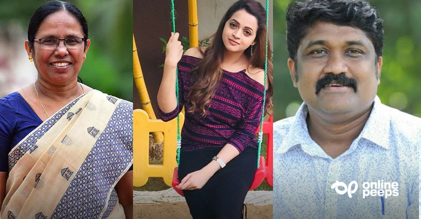 “പ്രതിസന്ധികളെ അതിജീവിച്ചവർ ചരിത്രത്തിൽ തലയെടുപ്പോടെ നിൽക്കും”; ഭാവനയ്ക്ക് ആശംസകൾ ആയി കെ കെ ശൈലജയും റഹീമും