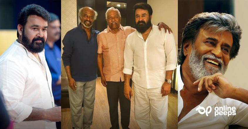 സ്‌റ്റൈല്‍ മന്നനും കംപ്ലീറ്റ് ആക്ടറും കണ്ടുമുട്ടിയപ്പോള്‍….! ചിത്രങ്ങള്‍ വൈറല്‍