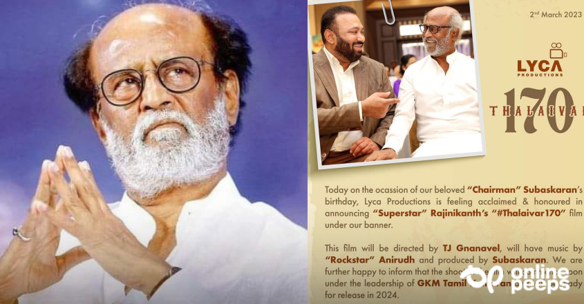 ജയ് ഭീമിന്റെ സംവിധായകന്റെ അടുത്ത ചിത്രത്തിൽ രജനികാന്ത്