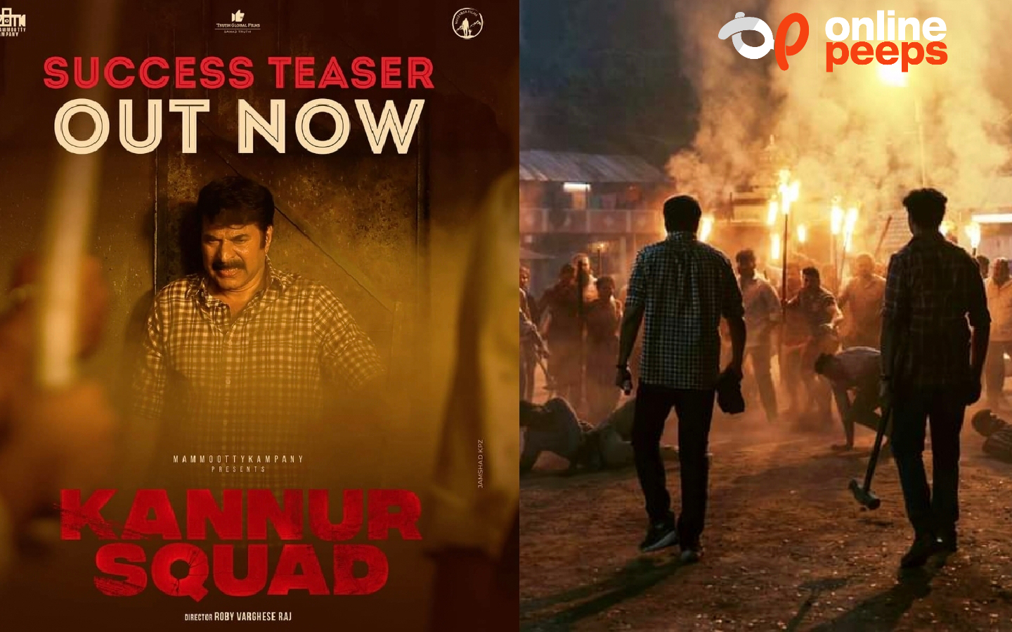 പൊടി പാറും ഫൈറ്റുമായി ടീം ‘കണ്ണൂർ സ്ക്വാഡ് : സക്സസ് ടീസർ