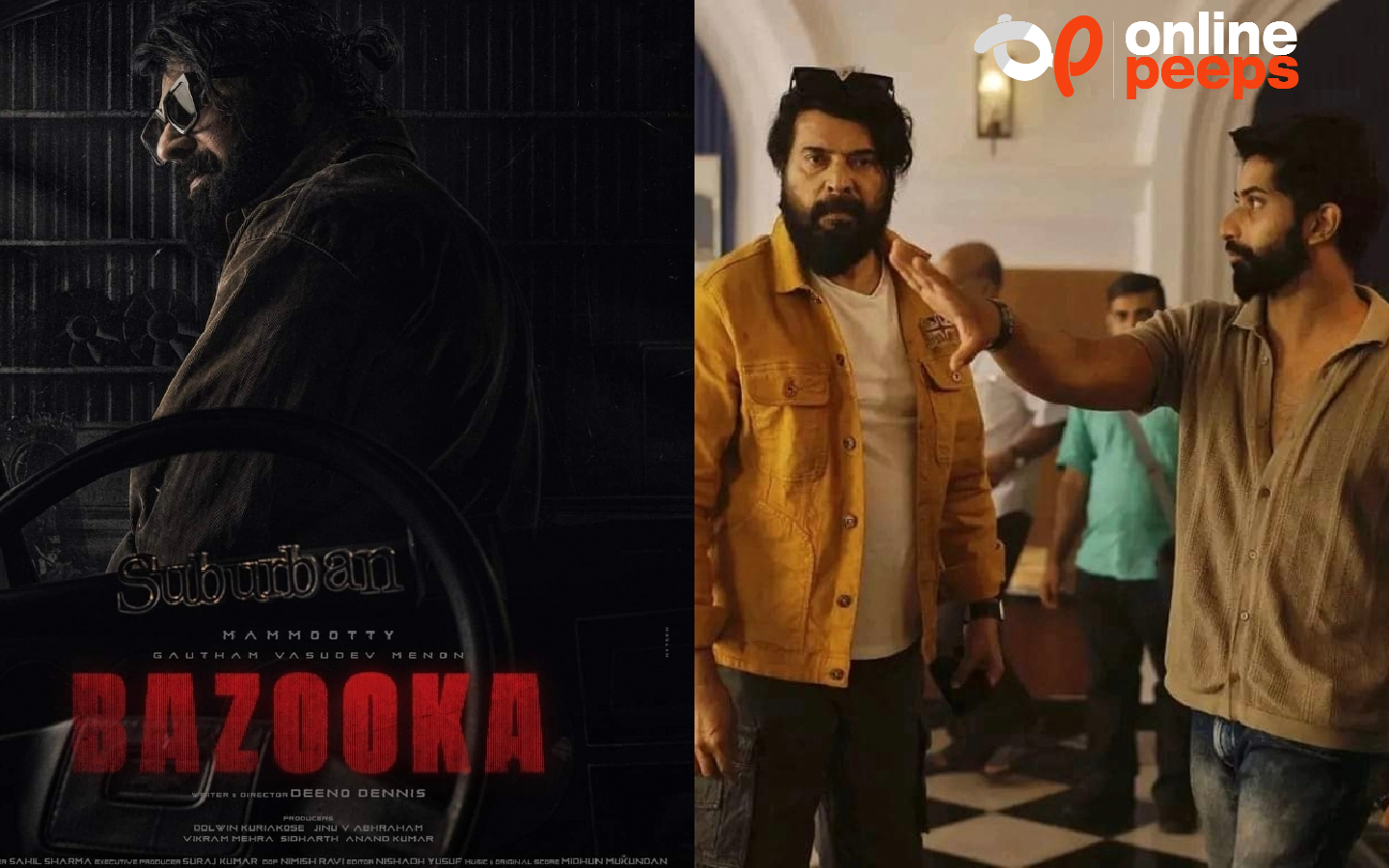 സ്റ്റൈലിഷ് ലുക്കിൽ മമ്മൂട്ടി… !! ബസൂക്ക ഫസ്റ്റ് ലുക്ക് പുറത്ത്