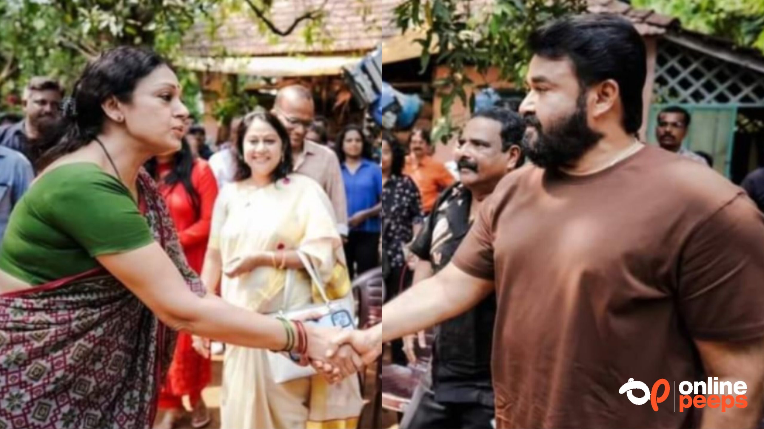 ശോഭനയ്ക്ക് കൈ കൊടുത്ത് മോഹൻലാൽ, ശെരിക്കും ഇതാണ് ആദ്യ ചിത്രമെന്ന് തരുൺ മൂർത്തി