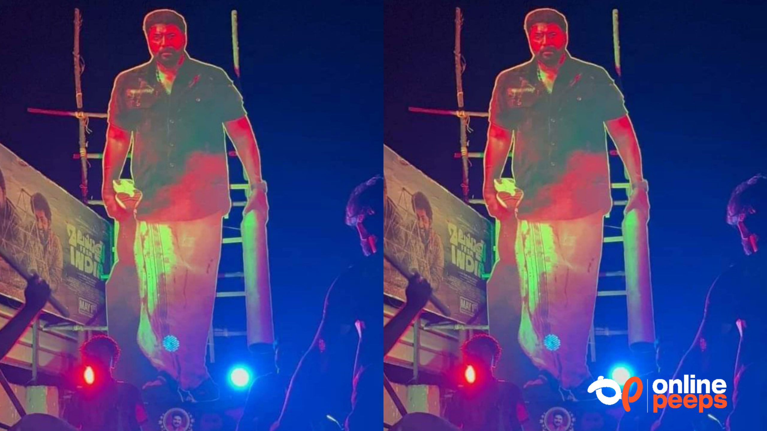 താളമേള അകമ്പടിയോടെ ജോസേട്ടന്റെ കൂറ്റൻ കട്ടൗട്ട്; റിലീസിന് മുൻപേ തന്നെ വൻ ആവേശം