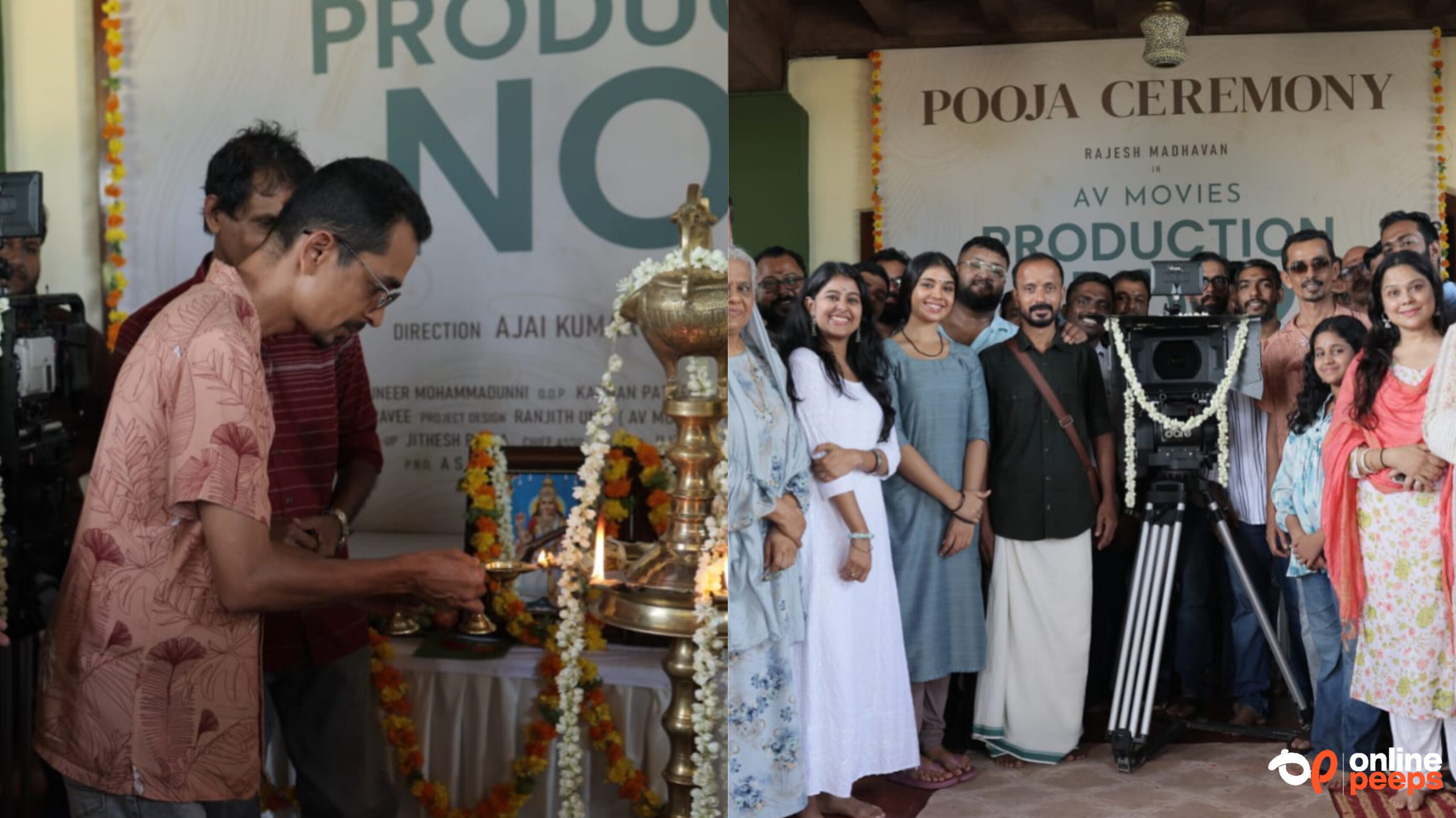 ഹൃദയഹാരിയായ പ്രണയകഥയ്ക്ക് ശേഷം രാജേഷ് മാധവൻ വീണ്ടും; പുതിയ ചിത്രത്തിന്റെ പൂജ കഴിഞ്ഞു
