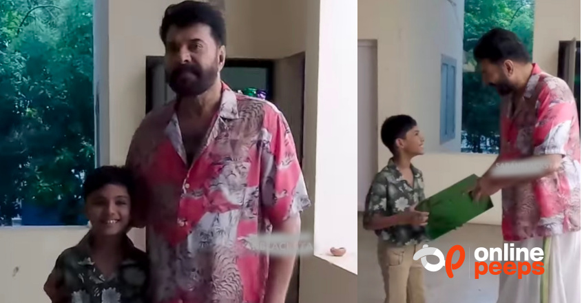 കുട്ടി ആരാധകന് പിറന്നാള്‍ സമ്മാനവുമായി മമ്മൂട്ടി…!! വീഡിയോ വൈറൽ