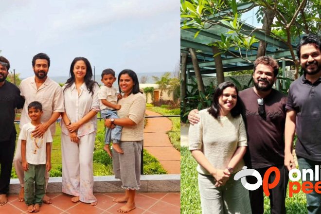 പ്രിയതാരം സൂര്യയുടെയും കാർത്തിയുടെയും കുടുംബത്തോടൊപ്പം തുടരും സംവിധായകൻ തരുൺ മൂർത്തി…!!