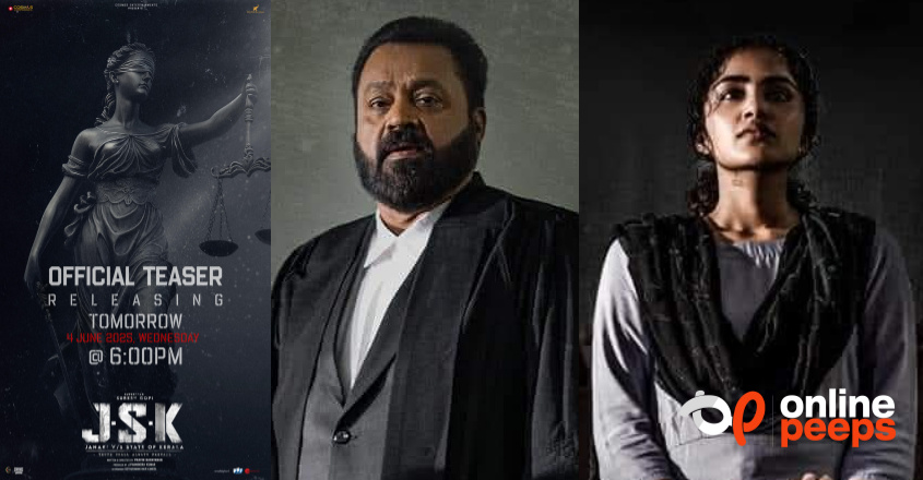 വീണ്ടും വക്കീൽ കുപ്പായമണിഞ്ഞ് സുരേഷ് ​ഗോപി…!! ടീസർ ഇന്ന് വൈകീട്ട് 6 മണിക്ക്