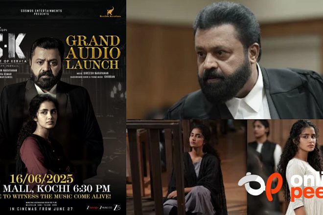 വീണ്ടും വക്കീൽ കുപ്പായമണിഞ്ഞ് സുരേഷ് ​ഗോപി ; ജെ.എസ്.കെ  ഓഡിയോ ലോഞ്ച്